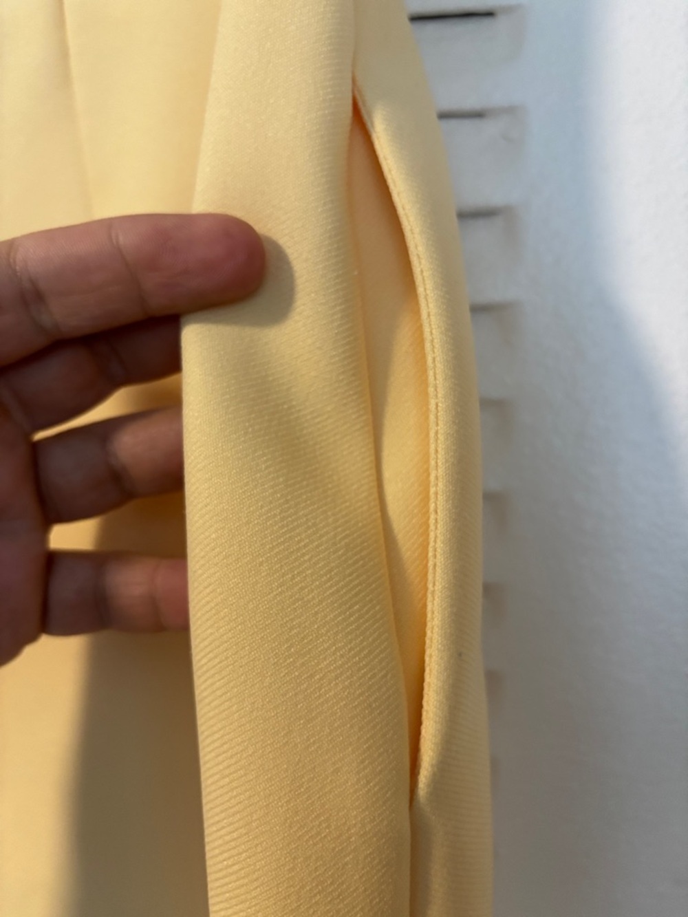 Vintage Jennifer K Yellow A-Line Skirt Made in Canada Size 14 Elegant - Picture 4 of 13